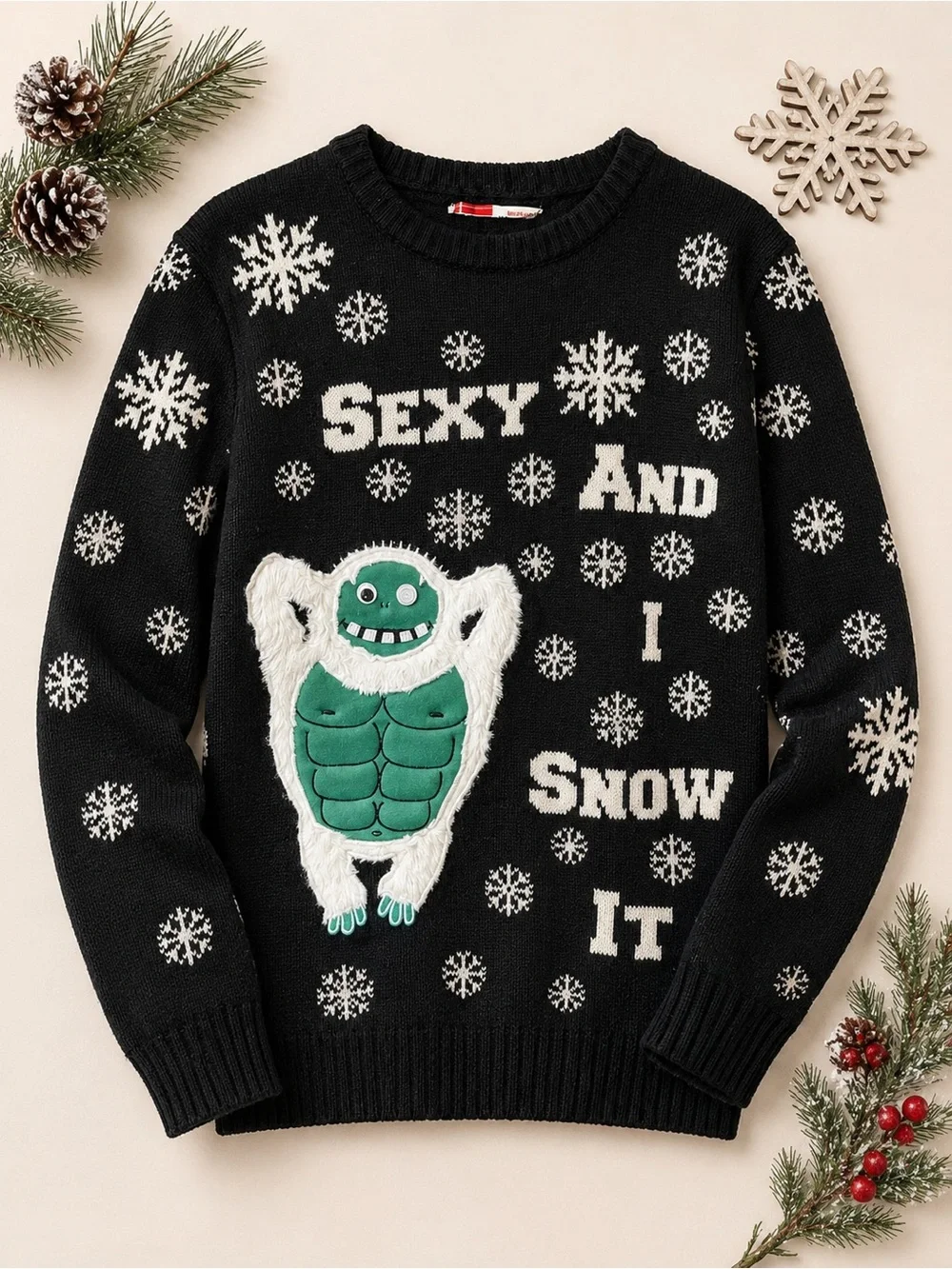 Ugly Sweater Workshop Sexy And I Snow It Yeti Christmas Sweater